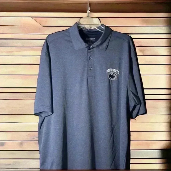 Champion Men’s Size 2XL Penn State University Blue Polo Shirt. - Picture 1 of 3